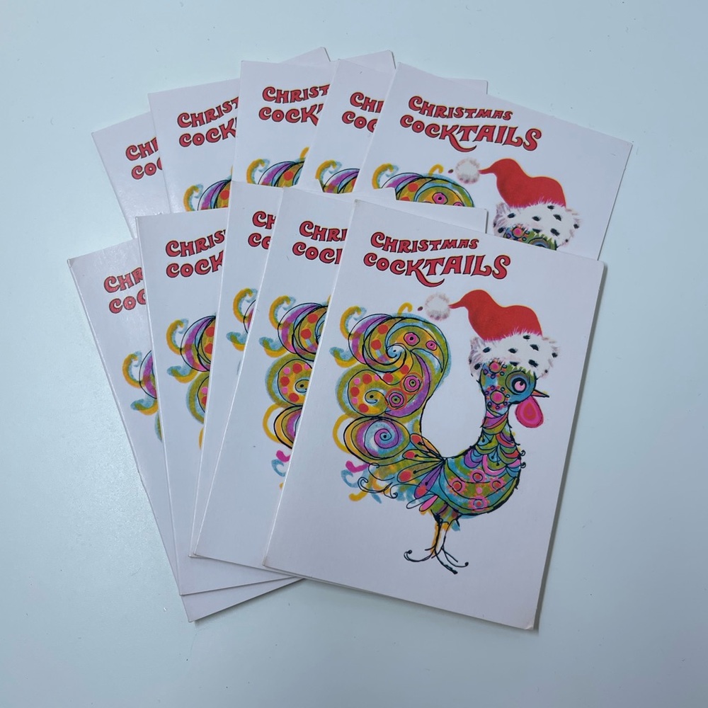 Vintage Christmas Party Invitations